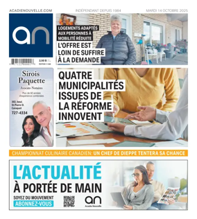 Cover of Acadie Nouvelle