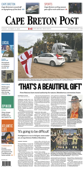 Cover of Cape Breton Post