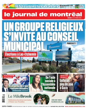 Cover of Le Journal de Montreal