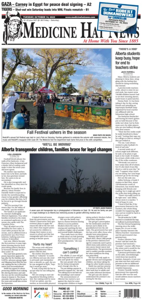 Cover of Medicine Hat News