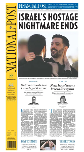 Cover of National Post - (National Edition)