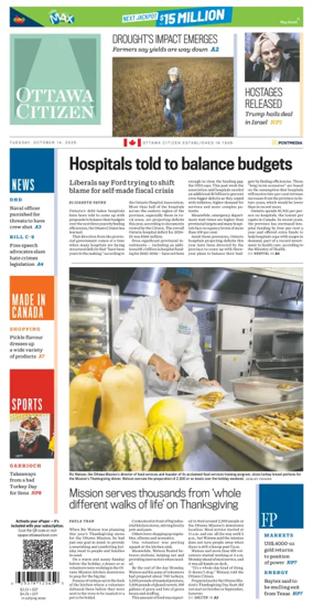 Cover of Ottawa Citizen