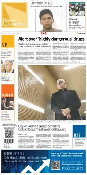 Cover of Regina Leader-Post
