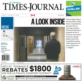 Cover of St. Thomas Times-Journal