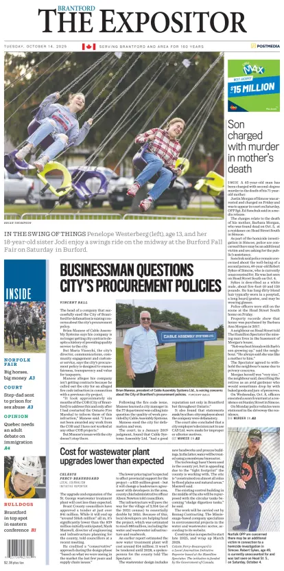 Cover of The Expositor (Brantford)