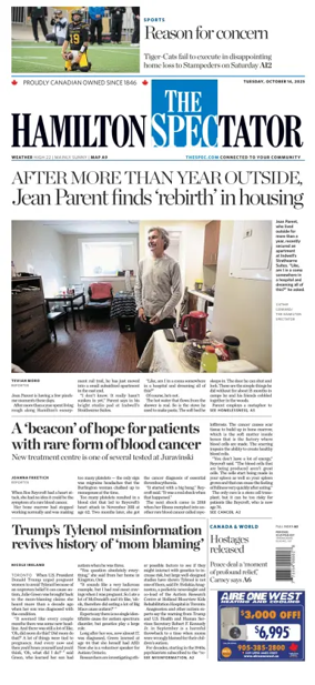 Cover of The Hamilton Spectator