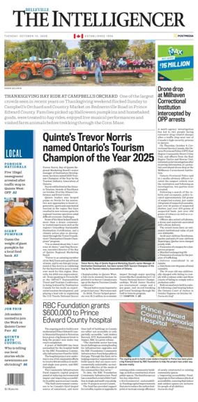 Cover of The Intelligencer (Belleville)