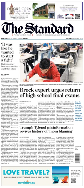 Cover of The Standard (St. Catharines)