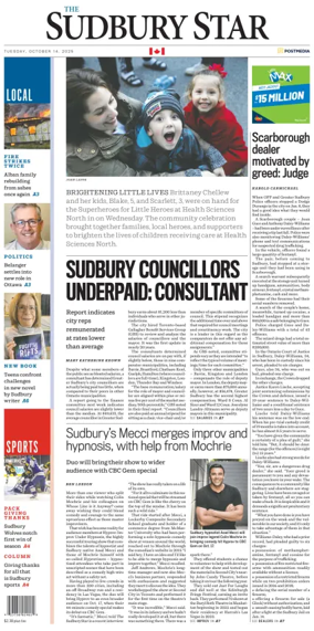Cover of The Sudbury Star