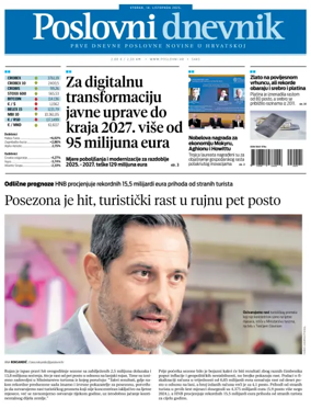 Cover of Poslovni Dnevnik