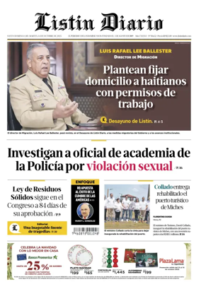 Cover of Listin Diario