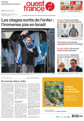 Cover of Ouest France (Challans / Saint-Gilles-Croix-de-Vie)