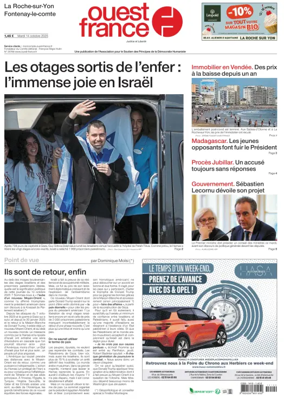 Cover of Ouest France (La Roche-sur-Yon)