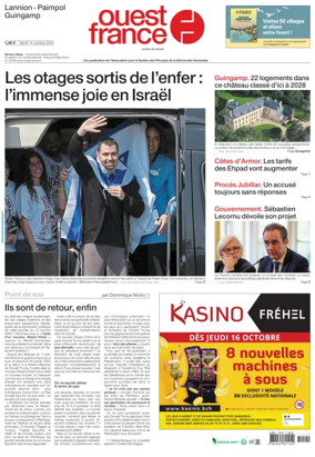 Cover of Ouest France (Lannion)