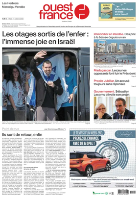 Cover of Ouest France (Les Herbiers / Montaigu)