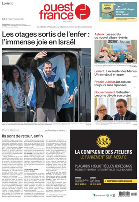 Cover of Ouest France (Lorient)