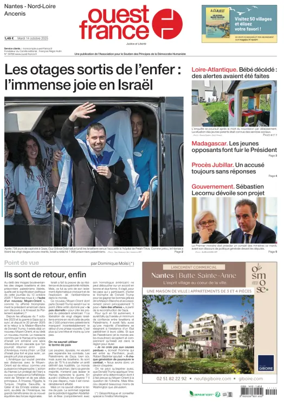 Cover of Ouest France (Nantes / Nord-Loire)