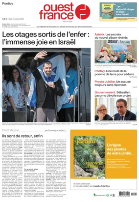 Cover of Ouest France (Pontivy)