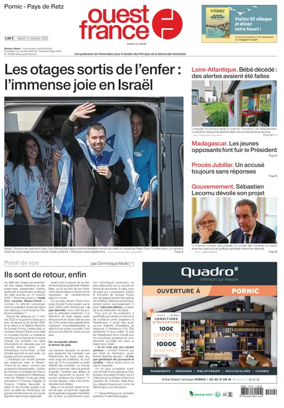 Cover of Ouest France (Pornic / Pays de Retz)