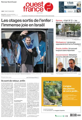 Cover of Ouest France (Rennes Nord)