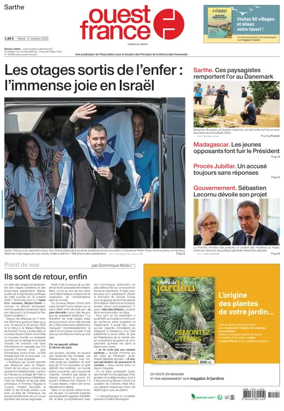 Cover of Ouest France (Sarthe)