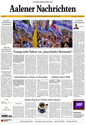 Cover of Aalener Nachrichten