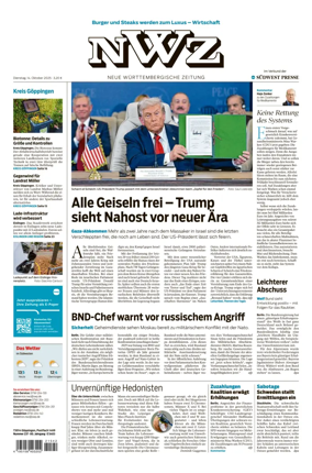 Cover of NWZ  (Göppinger Kreisnachrichten)