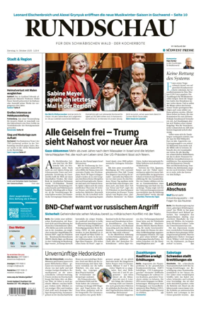 Cover of Rundschau für den Schwäbischen Wald – Der Kocherbote