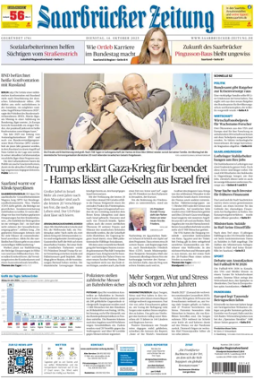 Cover of Saarbruecker Zeitung
