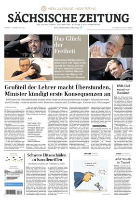Cover of Sächsische Zeitung (Bautzen- Bischofswerda)