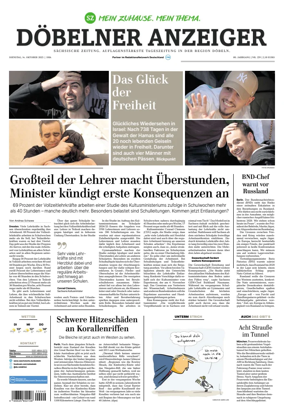 Cover of Sächsische Zeitung (Döbeln)