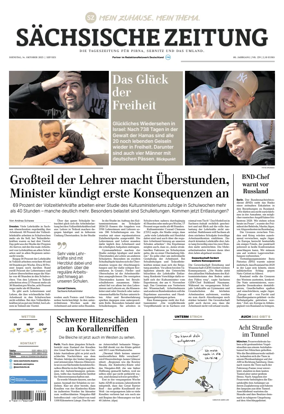 Cover of Sächsische Zeitung (Pirna Sebnitz)