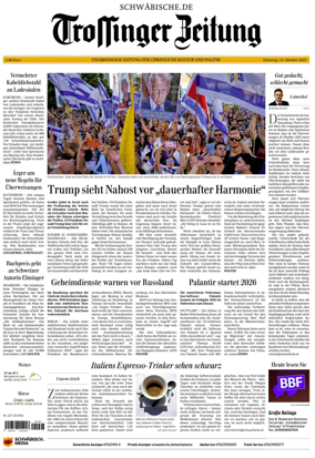 Cover of Trossinger Zeitung