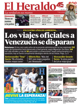 Cover of Diario El Heraldo