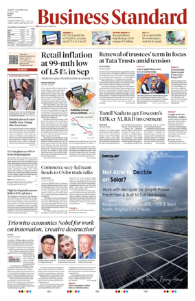 Cover of Business Standard