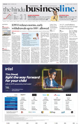 Cover of BusinessLine (Bangalore)