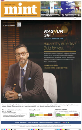 Cover of Mint Bangalore
