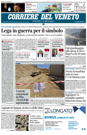 Cover of Corriere del Veneto (Padova e Rovigo)