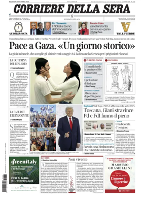 Cover of Corriere della Sera 