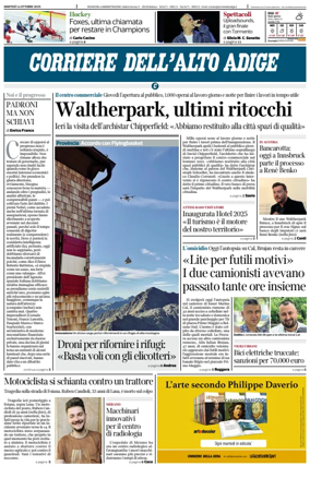Cover of Corriere dell'Alto Adige