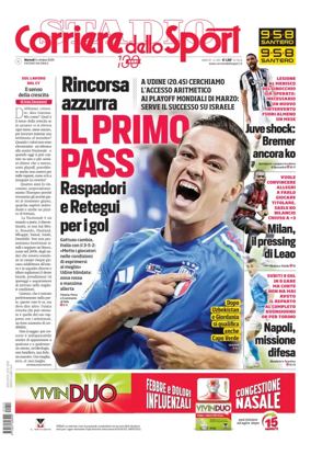 Cover of Corriere dello Sport (Nazionale)