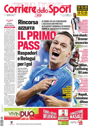 Cover of Corriere dello Sport