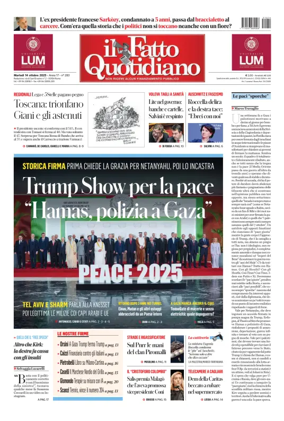 Cover of Il Fatto Quotidiano