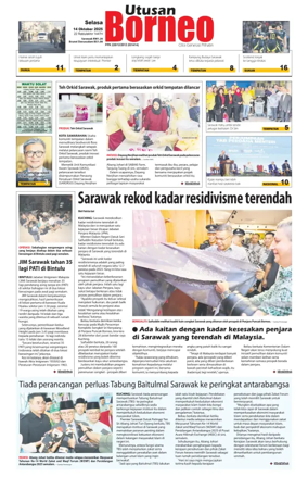 Cover of Utusan Borneo (Sarawak)