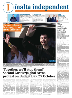 Cover of Malta Independent
