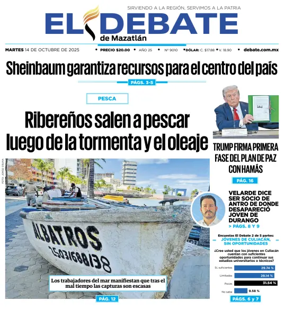 Cover of El Debate de Mazatlan