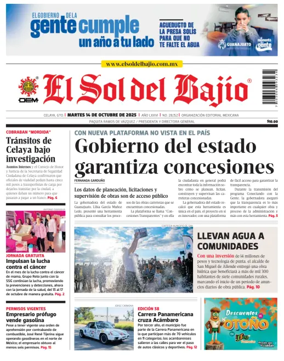 Cover of El Sol de Bajío