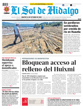 Cover of El Sol de Hidalgo