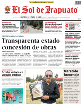 Cover of El Sol de Irapuato