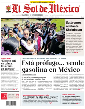 Cover of El Sol de Mexico